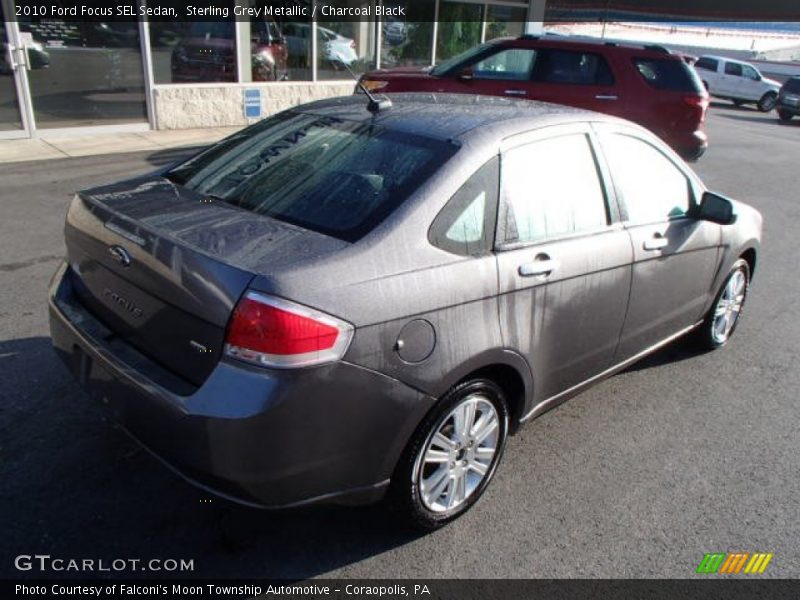 Sterling Grey Metallic / Charcoal Black 2010 Ford Focus SEL Sedan