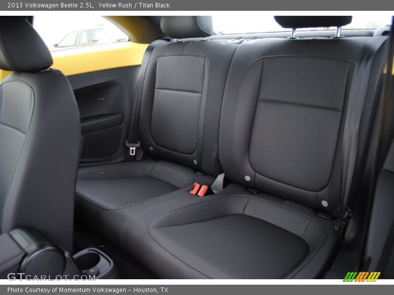 Yellow Rush / Titan Black 2013 Volkswagen Beetle 2.5L