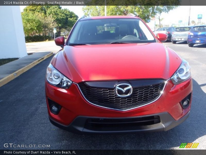 Soul Red Metallic / Black 2014 Mazda CX-5 Touring