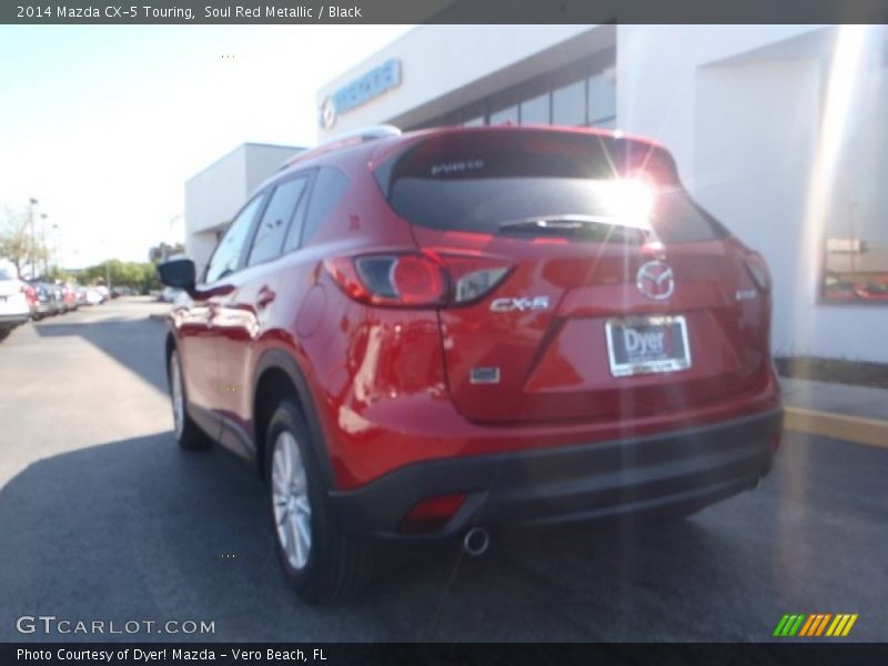 Soul Red Metallic / Black 2014 Mazda CX-5 Touring