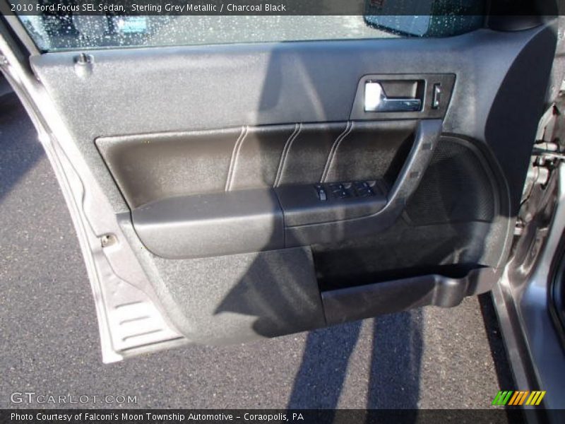 Sterling Grey Metallic / Charcoal Black 2010 Ford Focus SEL Sedan