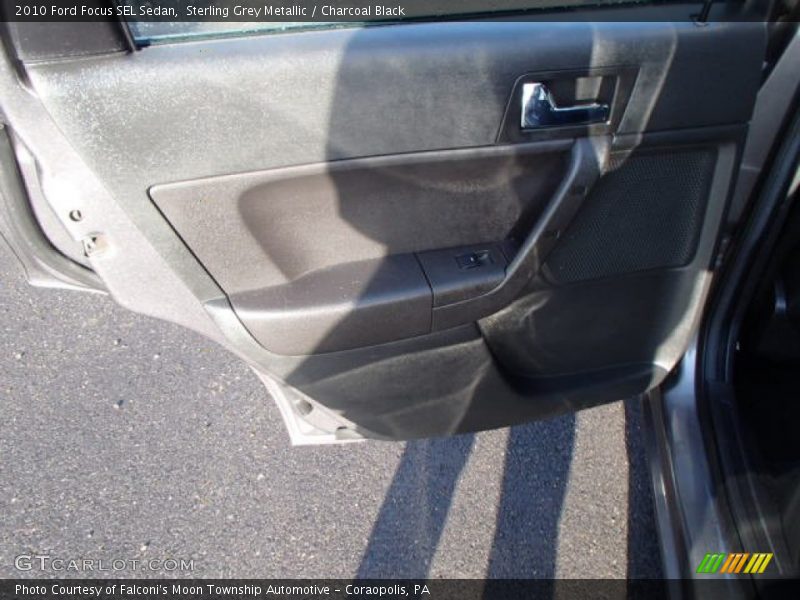 Sterling Grey Metallic / Charcoal Black 2010 Ford Focus SEL Sedan