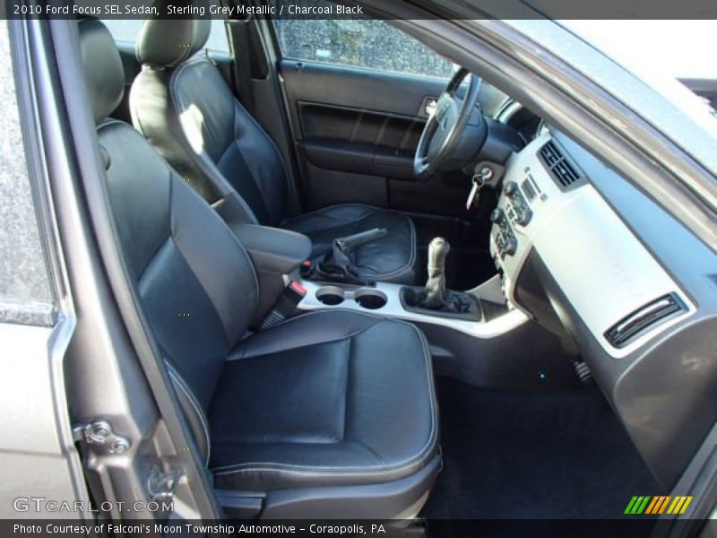 Sterling Grey Metallic / Charcoal Black 2010 Ford Focus SEL Sedan