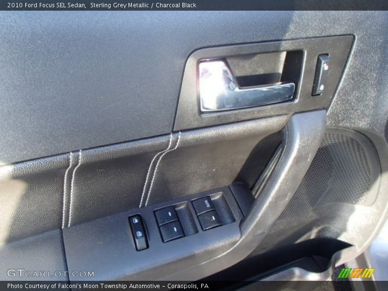 Sterling Grey Metallic / Charcoal Black 2010 Ford Focus SEL Sedan