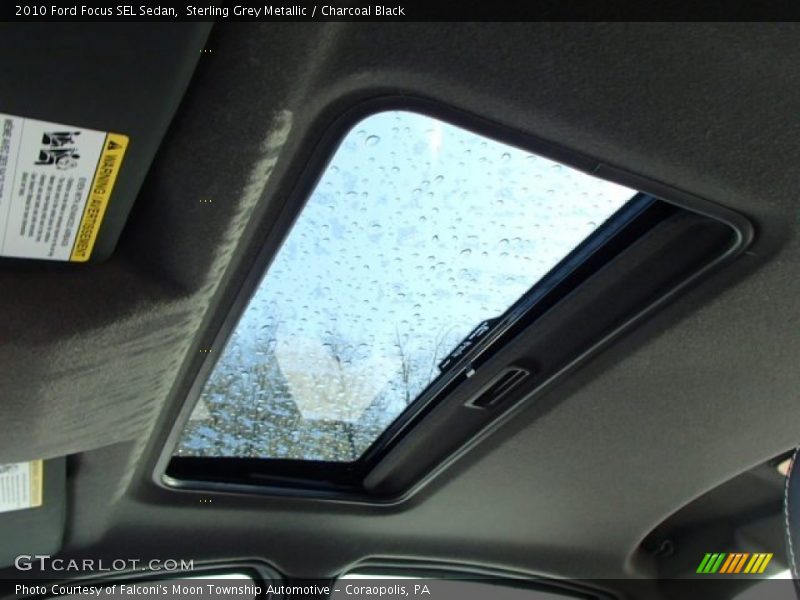 Sterling Grey Metallic / Charcoal Black 2010 Ford Focus SEL Sedan