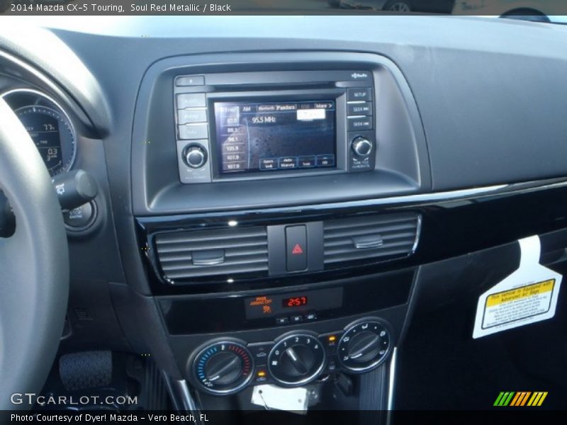 Soul Red Metallic / Black 2014 Mazda CX-5 Touring
