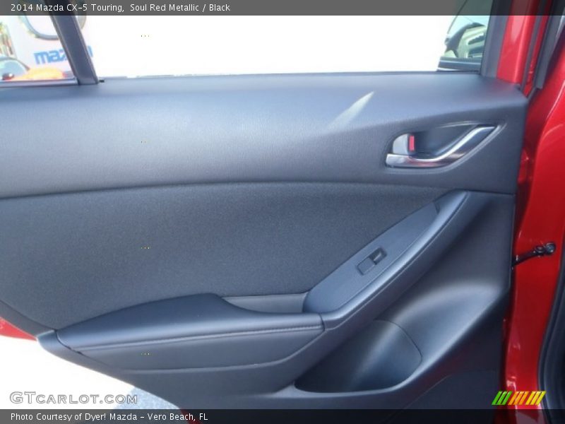 Soul Red Metallic / Black 2014 Mazda CX-5 Touring