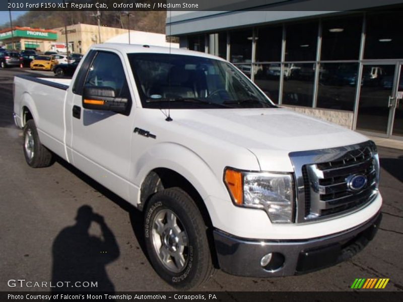 Front 3/4 View of 2010 F150 XLT Regular Cab