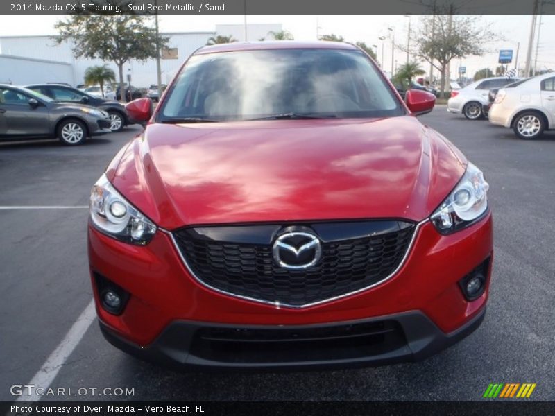 Soul Red Metallic / Sand 2014 Mazda CX-5 Touring