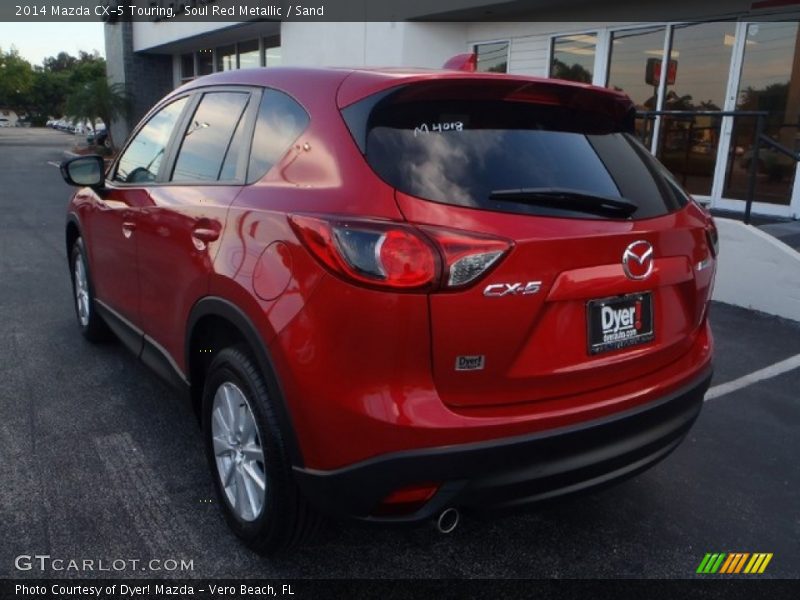 Soul Red Metallic / Sand 2014 Mazda CX-5 Touring