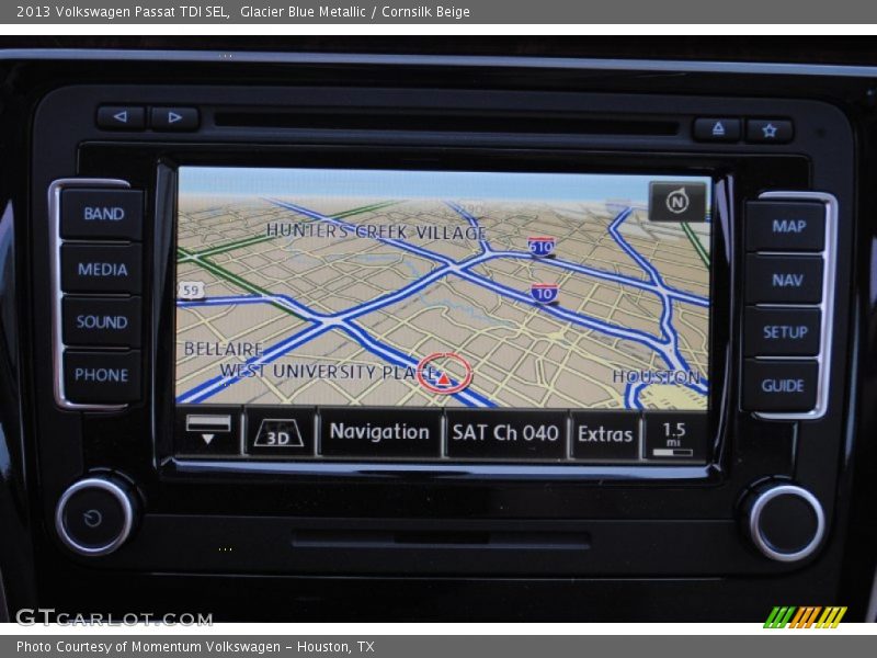 Navigation of 2013 Passat TDI SEL