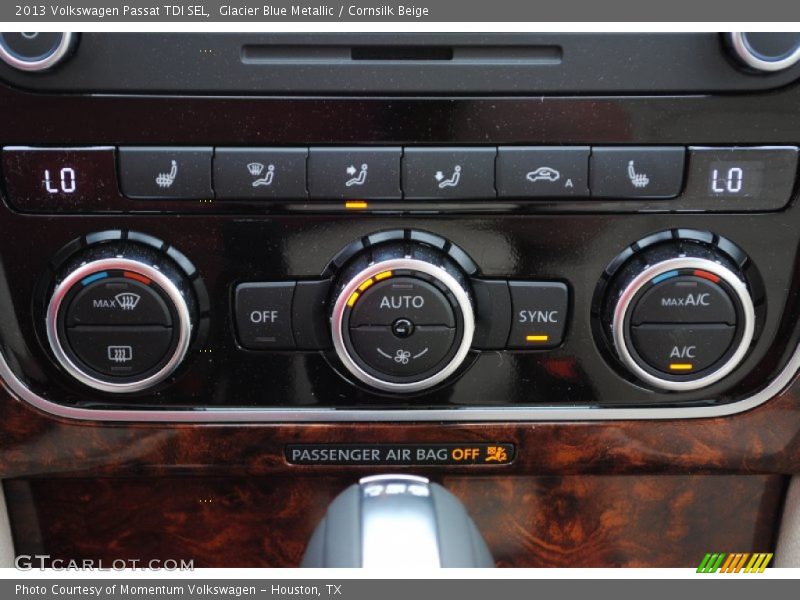 Controls of 2013 Passat TDI SEL