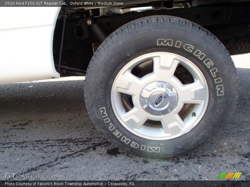 Oxford White / Medium Stone 2010 Ford F150 XLT Regular Cab