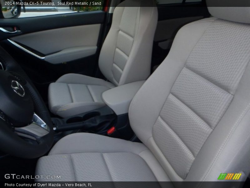 Soul Red Metallic / Sand 2014 Mazda CX-5 Touring