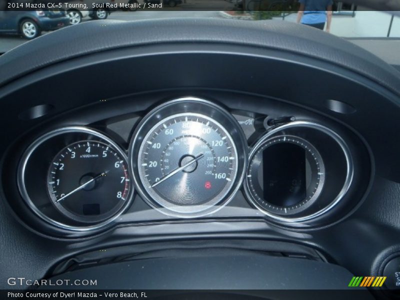 Soul Red Metallic / Sand 2014 Mazda CX-5 Touring
