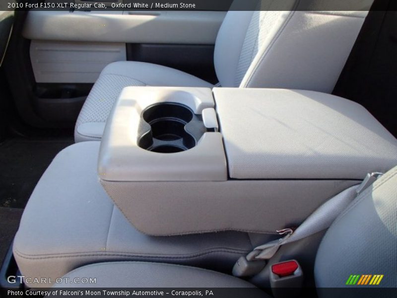 Oxford White / Medium Stone 2010 Ford F150 XLT Regular Cab