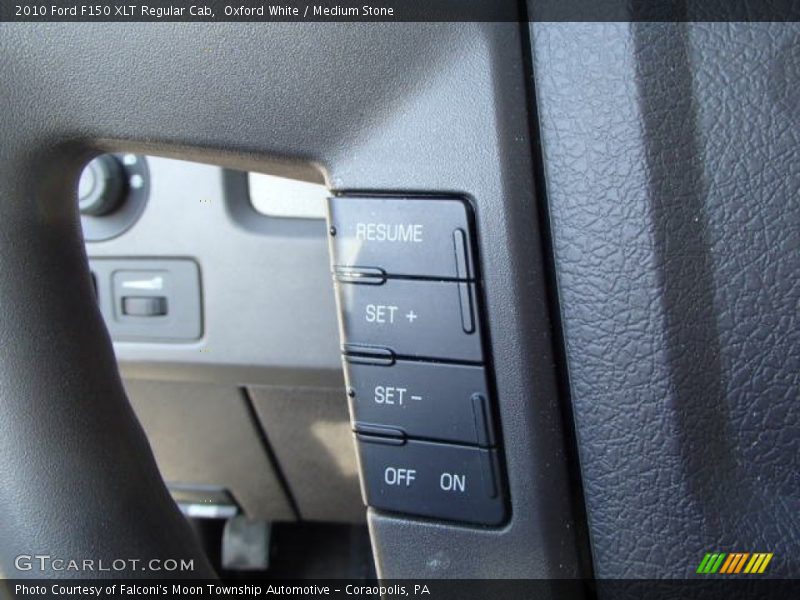 Controls of 2010 F150 XLT Regular Cab