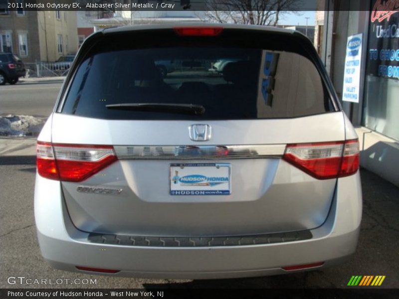 Alabaster Silver Metallic / Gray 2011 Honda Odyssey EX