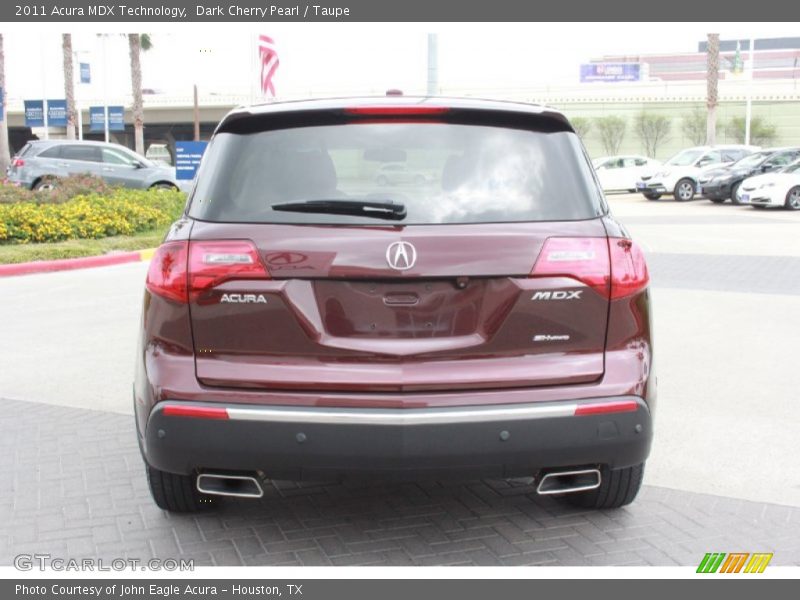 Dark Cherry Pearl / Taupe 2011 Acura MDX Technology