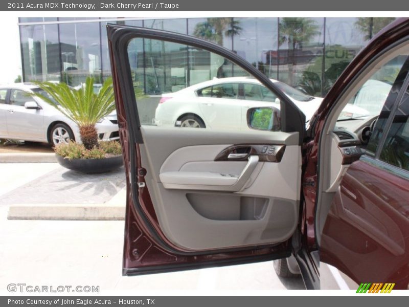 Dark Cherry Pearl / Taupe 2011 Acura MDX Technology