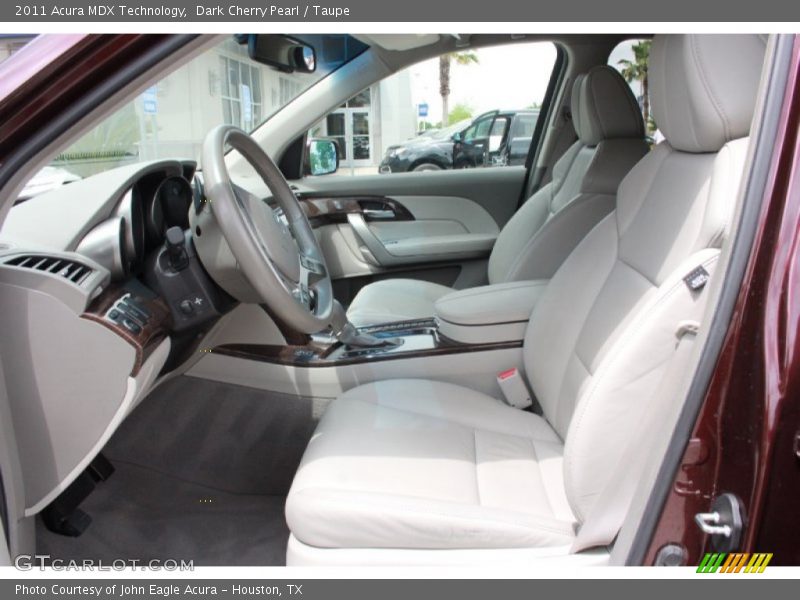  2011 MDX Technology Taupe Interior