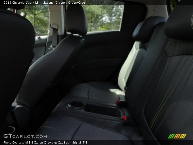 Jalapeno (Green) / Green/Green 2013 Chevrolet Spark LT