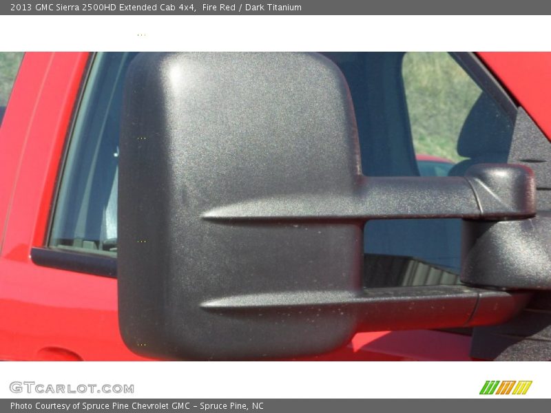 Fire Red / Dark Titanium 2013 GMC Sierra 2500HD Extended Cab 4x4
