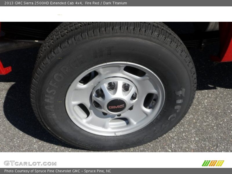 Fire Red / Dark Titanium 2013 GMC Sierra 2500HD Extended Cab 4x4