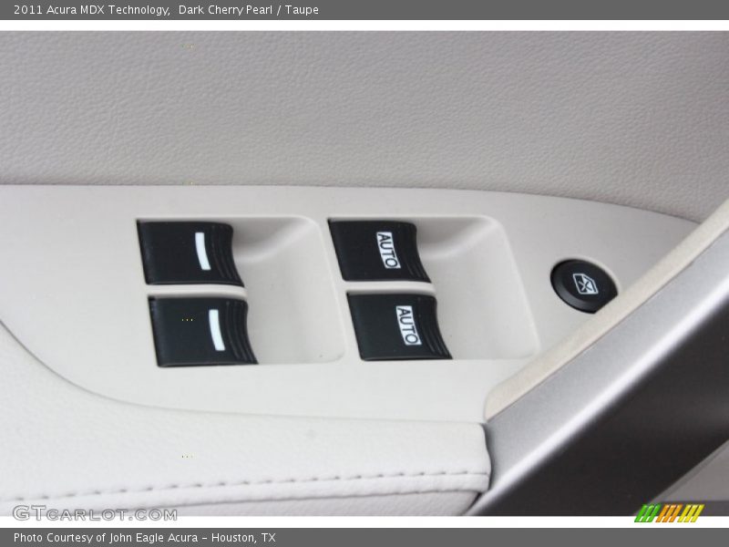 Dark Cherry Pearl / Taupe 2011 Acura MDX Technology
