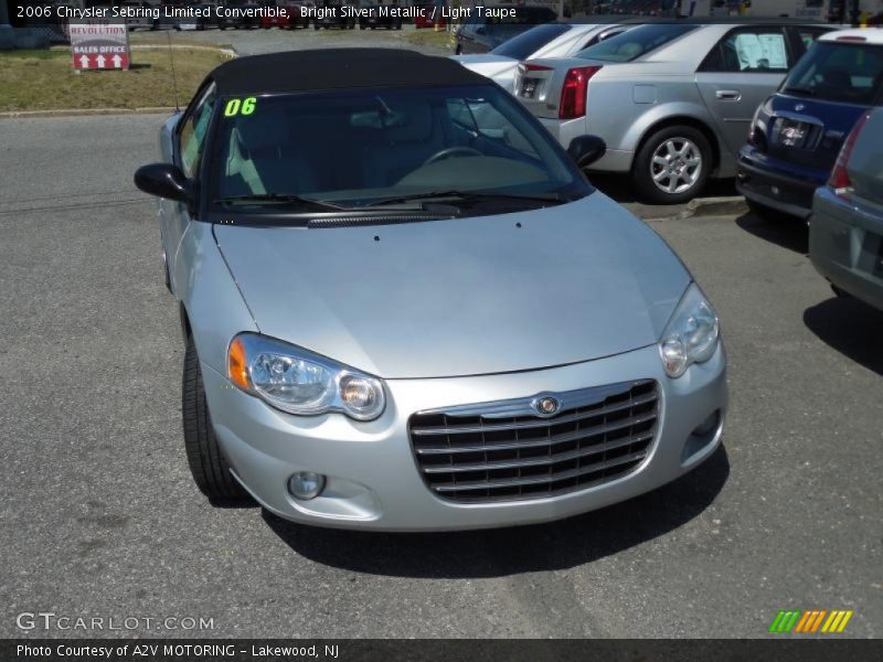 Bright Silver Metallic / Light Taupe 2006 Chrysler Sebring Limited Convertible
