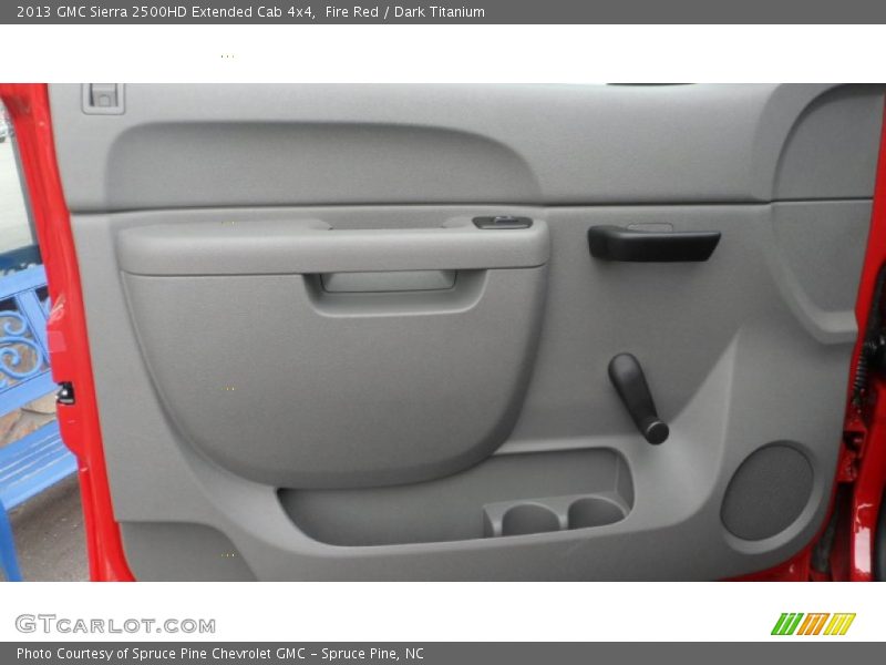 Fire Red / Dark Titanium 2013 GMC Sierra 2500HD Extended Cab 4x4
