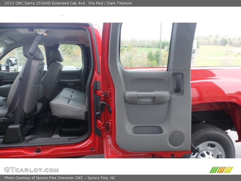 Fire Red / Dark Titanium 2013 GMC Sierra 2500HD Extended Cab 4x4