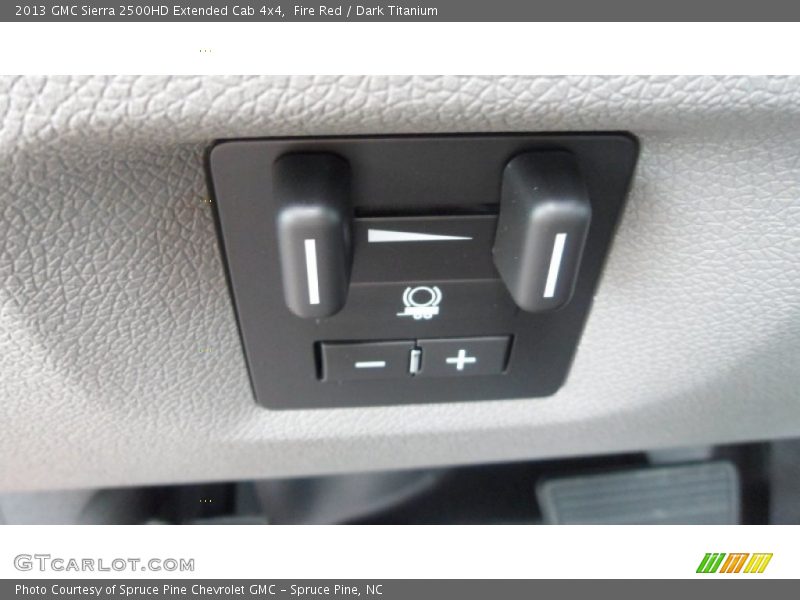 Fire Red / Dark Titanium 2013 GMC Sierra 2500HD Extended Cab 4x4