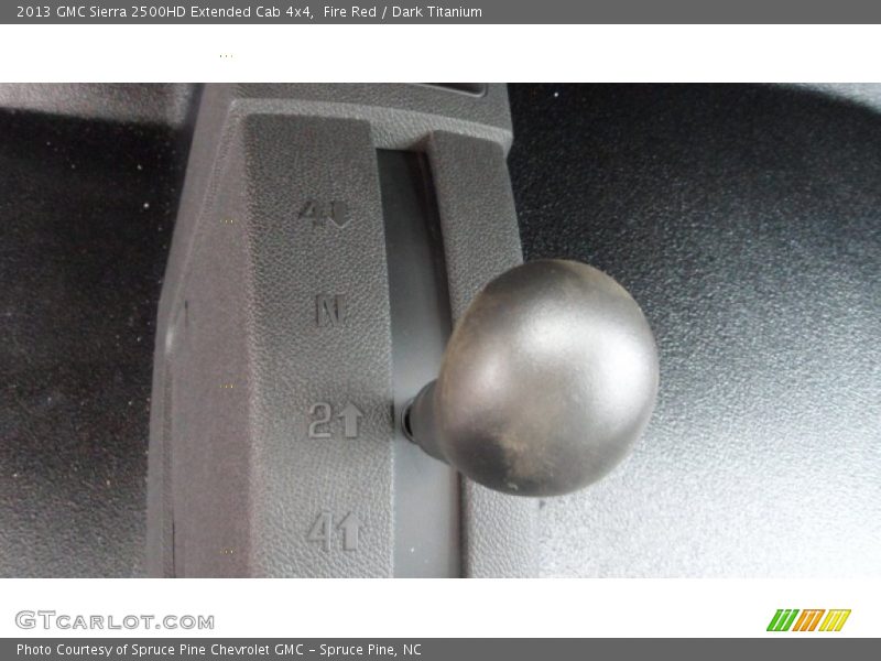 Fire Red / Dark Titanium 2013 GMC Sierra 2500HD Extended Cab 4x4