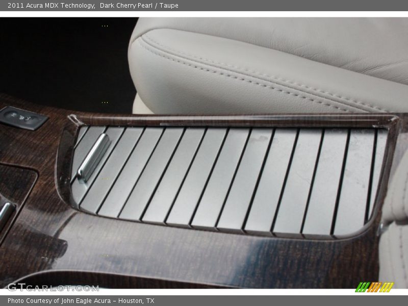 Dark Cherry Pearl / Taupe 2011 Acura MDX Technology
