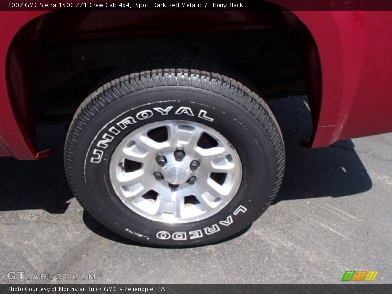 Sport Dark Red Metallic / Ebony Black 2007 GMC Sierra 1500 Z71 Crew Cab 4x4