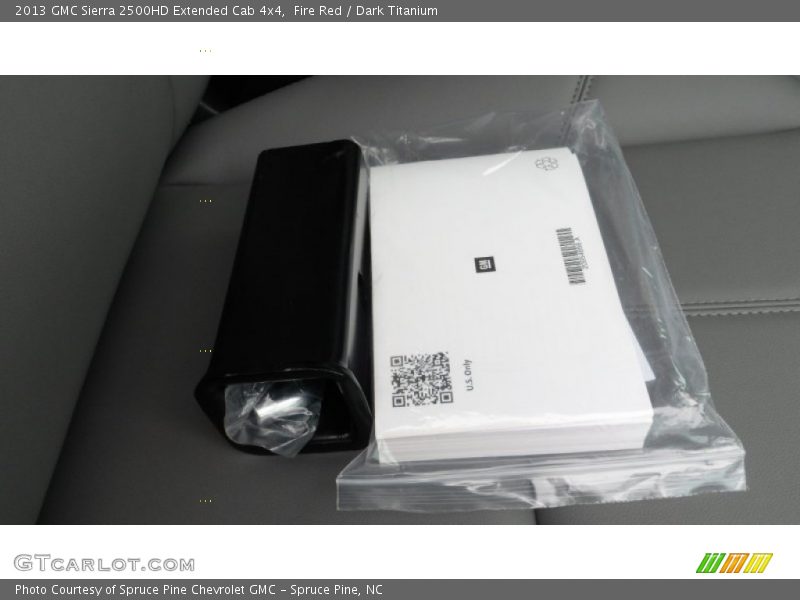 Fire Red / Dark Titanium 2013 GMC Sierra 2500HD Extended Cab 4x4