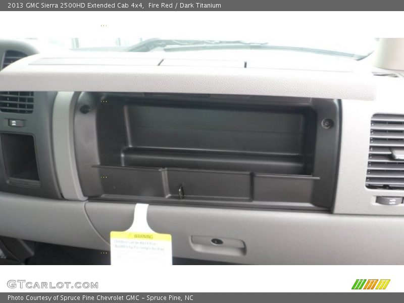 Fire Red / Dark Titanium 2013 GMC Sierra 2500HD Extended Cab 4x4