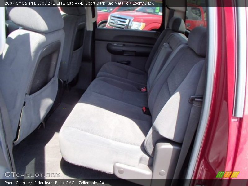 Sport Dark Red Metallic / Ebony Black 2007 GMC Sierra 1500 Z71 Crew Cab 4x4