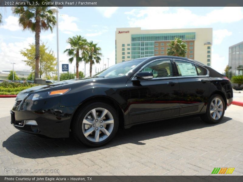 Crystal Black Pearl / Parchment 2012 Acura TL 3.5