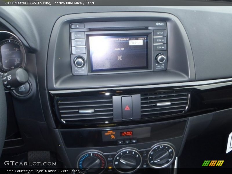 Stormy Blue Mica / Sand 2014 Mazda CX-5 Touring