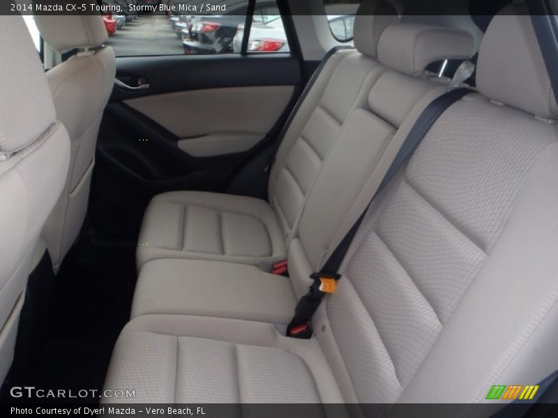 Stormy Blue Mica / Sand 2014 Mazda CX-5 Touring