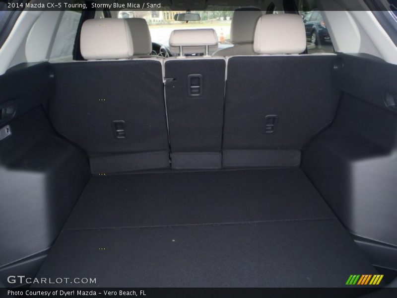 Stormy Blue Mica / Sand 2014 Mazda CX-5 Touring