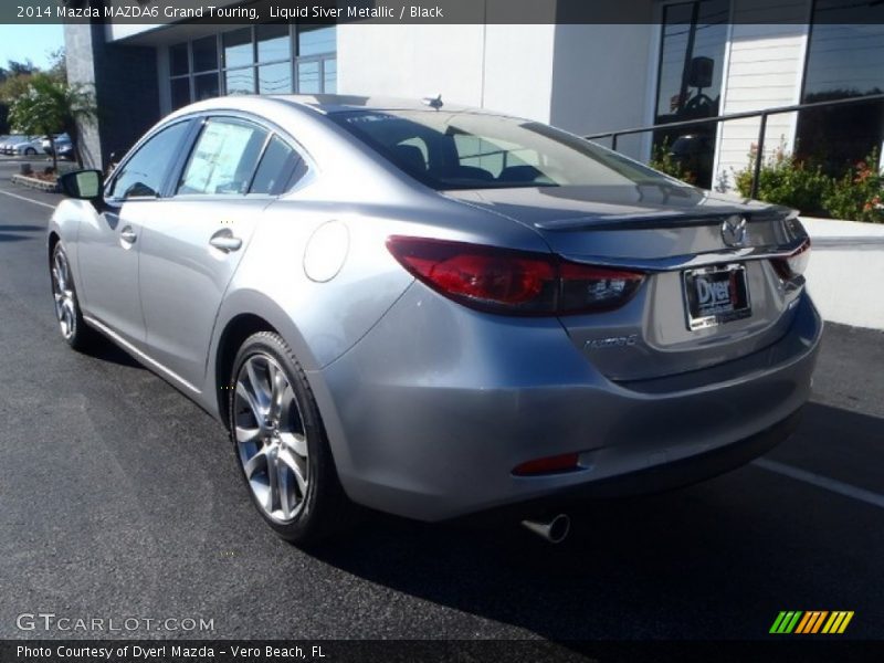 Liquid Siver Metallic / Black 2014 Mazda MAZDA6 Grand Touring