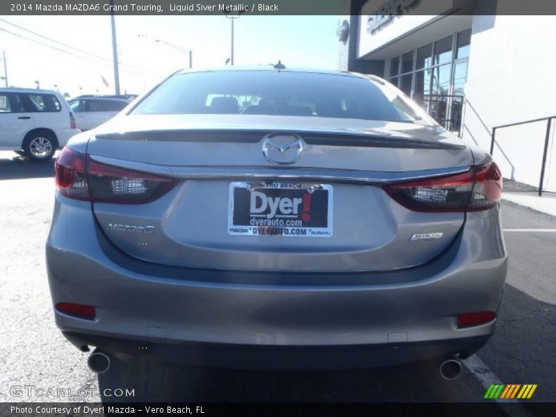 Liquid Siver Metallic / Black 2014 Mazda MAZDA6 Grand Touring