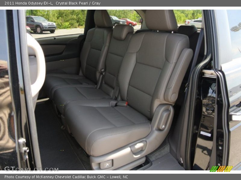 Crystal Black Pearl / Gray 2011 Honda Odyssey EX-L