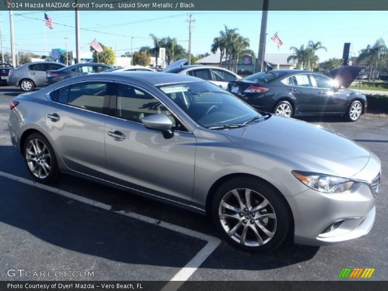 Liquid Siver Metallic / Black 2014 Mazda MAZDA6 Grand Touring