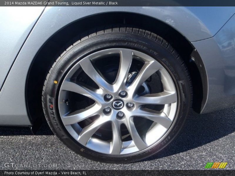 Liquid Siver Metallic / Black 2014 Mazda MAZDA6 Grand Touring