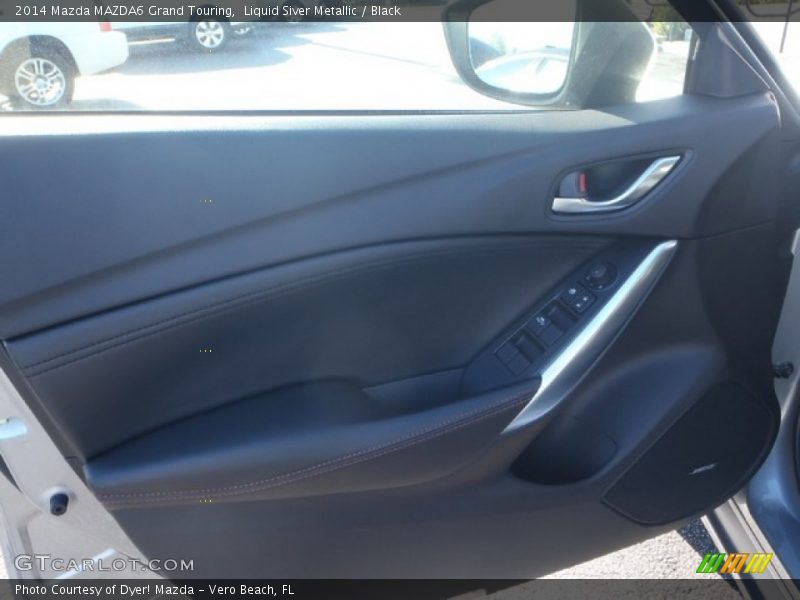 Liquid Siver Metallic / Black 2014 Mazda MAZDA6 Grand Touring