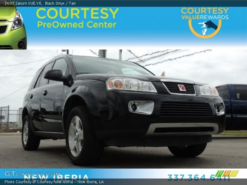 Black Onyx / Tan 2007 Saturn VUE V6